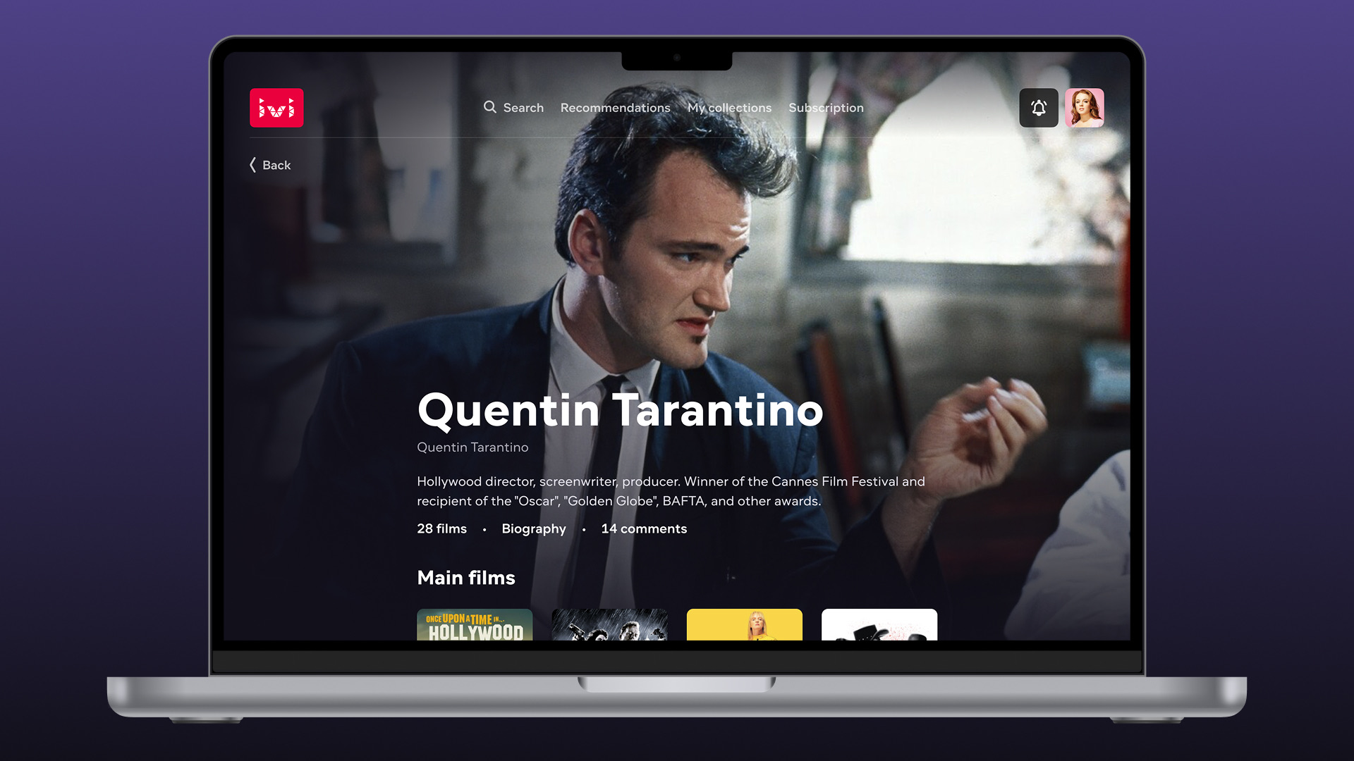 Strategic UX improvements throughout the platform (example: person profile page on web)