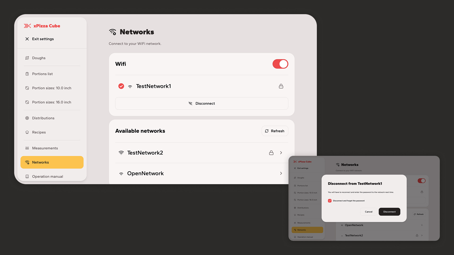 Wi-Fi settings